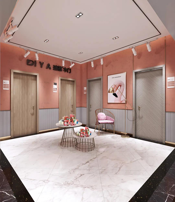 重庆迪雅木门：专卖店内部展示